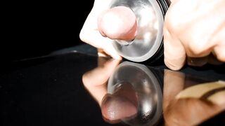 ASMR FLESLIGHT BIGGEST JIZZ FLOW CLOSE UP AND SLOW MOTION