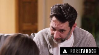 PURE TABOO Leashed Aria Sloane Get to OBEY Dom Pervert Stepdad To Get What This babe Desires