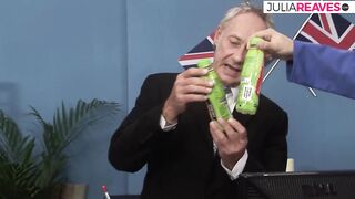 Hawt beauties ride giant dicks after deepthroat oral job to cumshots