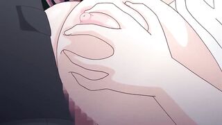 Breasty anime cutie banged by stepdad