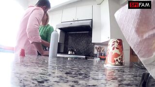 Stepsis Entreats For Stepbro's Schlong After Thanksgiving Dinner