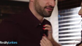 REALITYJUNKIES - Redhead And Golden-haired Women Share A Thick Weenie In A Steamy, Excitement-Filled 3some