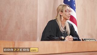 BRAZZERS - Kylie Rocket Takes Justice Into Her Own Hands & Bangs Mick Right In The Courtroom
