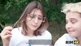 RIM4K. A shy pair tried ass drilling and hard booty slam for the 1st time