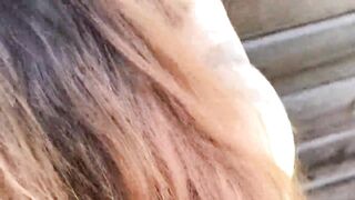 XL eighteen years youthful shlong screws lascivious mother i'd like to fuck outdoor in the garden - out of a cock-sock in my twat - cum creampie - Am I preggy now?