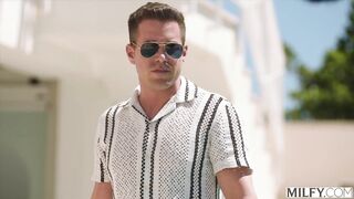 MILFY Breasty Blond mother I'd like to fuck Shalina Devine Has Intensive Double Penetration Climax