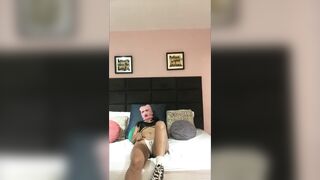 My girlfriend sends me hawt movie masturbating her twat.