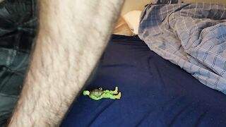 Massive Guy Rides the Petite! (third-person POV)