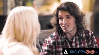 WITHOUT THE FAMILY - Nasty Stepmom Christie Stevens Convinces Her Stepson To Screw Her Each Night