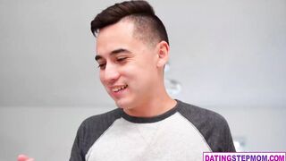 Large tits aged coach Gigi Dior bangs her large knob student