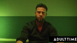 ADULT TIME - PAWG Sex Junkie Anna Claire Clouds Taunts Cop During Interegation Into HARD COARSE SEX!