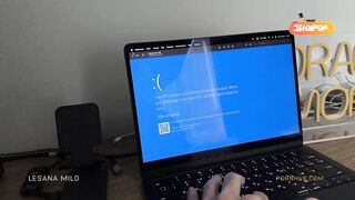 I Was Fixing Her Laptop — Then My Stepsister Started Sucking My Ramrod!