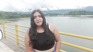 Youthful woman with a large booty is dumped by her boyfriend and drilled by a stranger