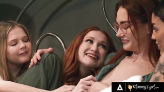 MOM'S BEAUTY - mother I'd like to fuck Siri Dahl Comforts Stepdaughter Scarlet Skies & BFFs Coco Lovelock & Vanessa Sky