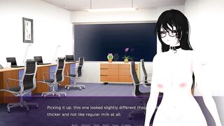 Yandere Shemale hentai screws coworker whilst Trans Hotty watches