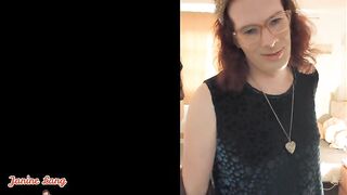 Janine undresses for u