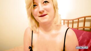 Wicked Golden-haired Faiths Hope XxxMas Eve Riding Weenie And Getting A Cum Facial!