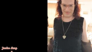 Janine undresses for u