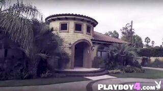 Lovely sweethearts washed blue Corvette Stingray and honeys looked so hot and sexy