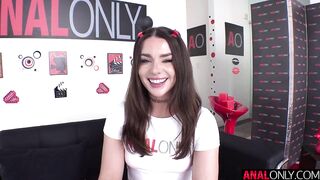 ANAL SOLELY Maddie Wren craves her booty stretched