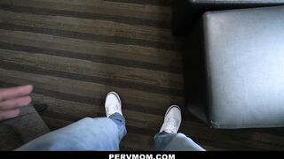 My Breasty Redhead Stepmommy Forgotta Lock the Bath's Door!