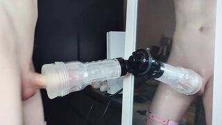 Trans beauty Charlotte November breeds her fleshlight