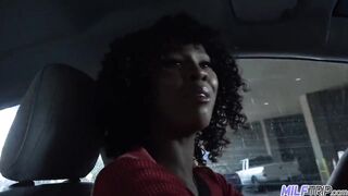 Skinny black gal Misty Stone got body