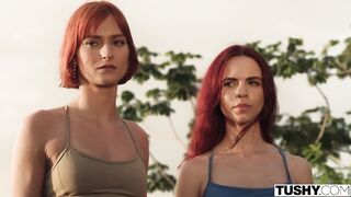 TUSHY Anal-Hungry Chick Dolly Orchid Desires His Rod All To Herself