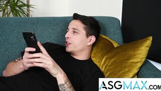 ASGMAX - Dick Ryder Owens' Large Wang Converts Str8 Male Roommate Kyle Wyncrest