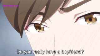 Dissolute secretary with giant melons gets drilled and licked by BOSS (Comics)