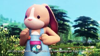 Hero's Egg Hunt - Ida x Midoriya x Bakugo - My Hero Academia CG Animation Parody