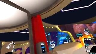 Homo femboy stroking in vrchat