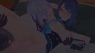 Ebony Swan x Yelan Futanari Comics - Honkai Star Rail