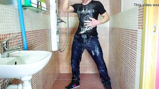 Homo jeans shower fetish 1