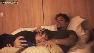 Watching Netflix with my stepsister and I couldn't assist but put my dong in her throat (we nearly got caught)