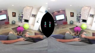 VRHUSH Jenna Foxx gets bent over and screwed in yoga panties