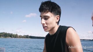 Str8 Blue Balls Gone Homosexual On Blue Waters - Girl Elias, Marcus McNeil