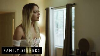 FAMILY SINNERS - Stepfather Gives His Breathtaking Golden-haired Stepdaughter A Night Of Excitement This babe’ll At no time Forget