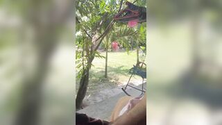 This guy likes the adrenaline rush and cums quickly when I jump on his penis during the time that somebody is coming over