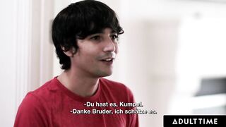 ADULT TIME - Eliza Ibarra Puts On Wrong Glasses & Screws Her Stepbro Instead Of BF! GERMAN SUBTITLES
