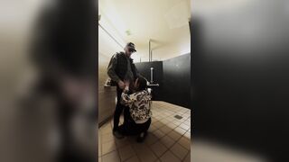 Caught Restroom Sloppy Seconds Confession at Hotel