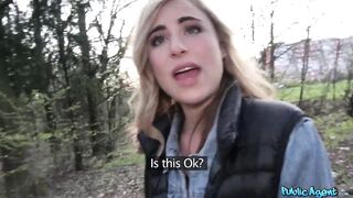 Public Agent - I make this Hawt American Tourist SQUIRT in the WOODS