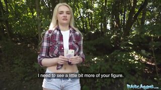 Public Agent Stranded Sexy Golden-haired Has Time For an Outdoor Screwing