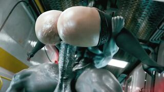 Ada Wong Get screw by Shemale hentai Tyrant