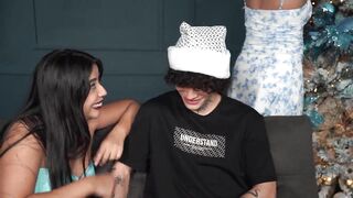 Boyfriend gives his mother-in-law the most good Christmas present ever - Cuckolded girlfriend!