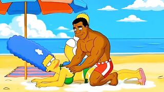 Beach Whore. Married Housewife Gets Banged On The Beach. Toon Parody. Compilation. Most excellent Toon.
