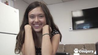 Mia Grand Discharges Her 1st Porn Scene