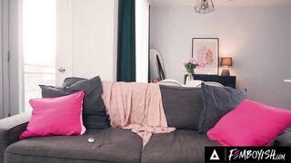 FEMBOYISH - Lewd Male Comes Home To Hawt Femboy Ezrah Mahomes In Underware Playing With His Ass