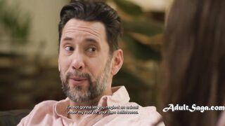 After Wifes Passing, That guy Makes Stepdaughter His PET - Aria Sloane