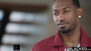 BLACKED Hawt Fresh Hotty Group Blake Blossom, Sky Wonderland & Scarlet Skies Have Eager three BBC Fuckfest